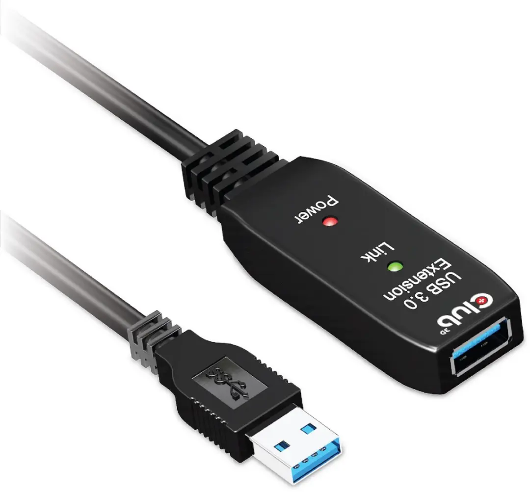CLUB3D CAC-1404 USB 3.2 Gen1 Actieve Repeaterkabel 5m - Zwart