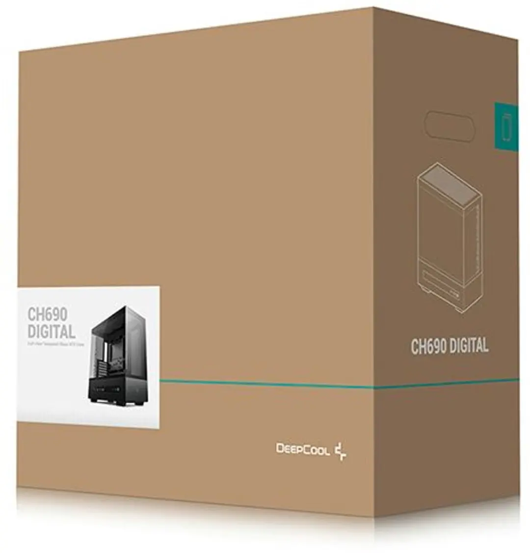 DeepCool CH690 PC Gehäuse - 3x 2.5" 1x 3.5" - USB 3.0 & USB-C