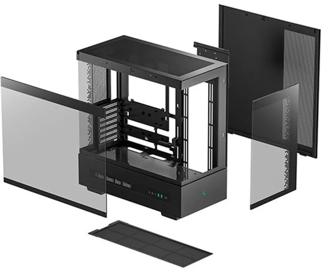 DeepCool CH690 PC Gehäuse - 3x 2.5" 1x 3.5" - USB 3.0 & USB-C