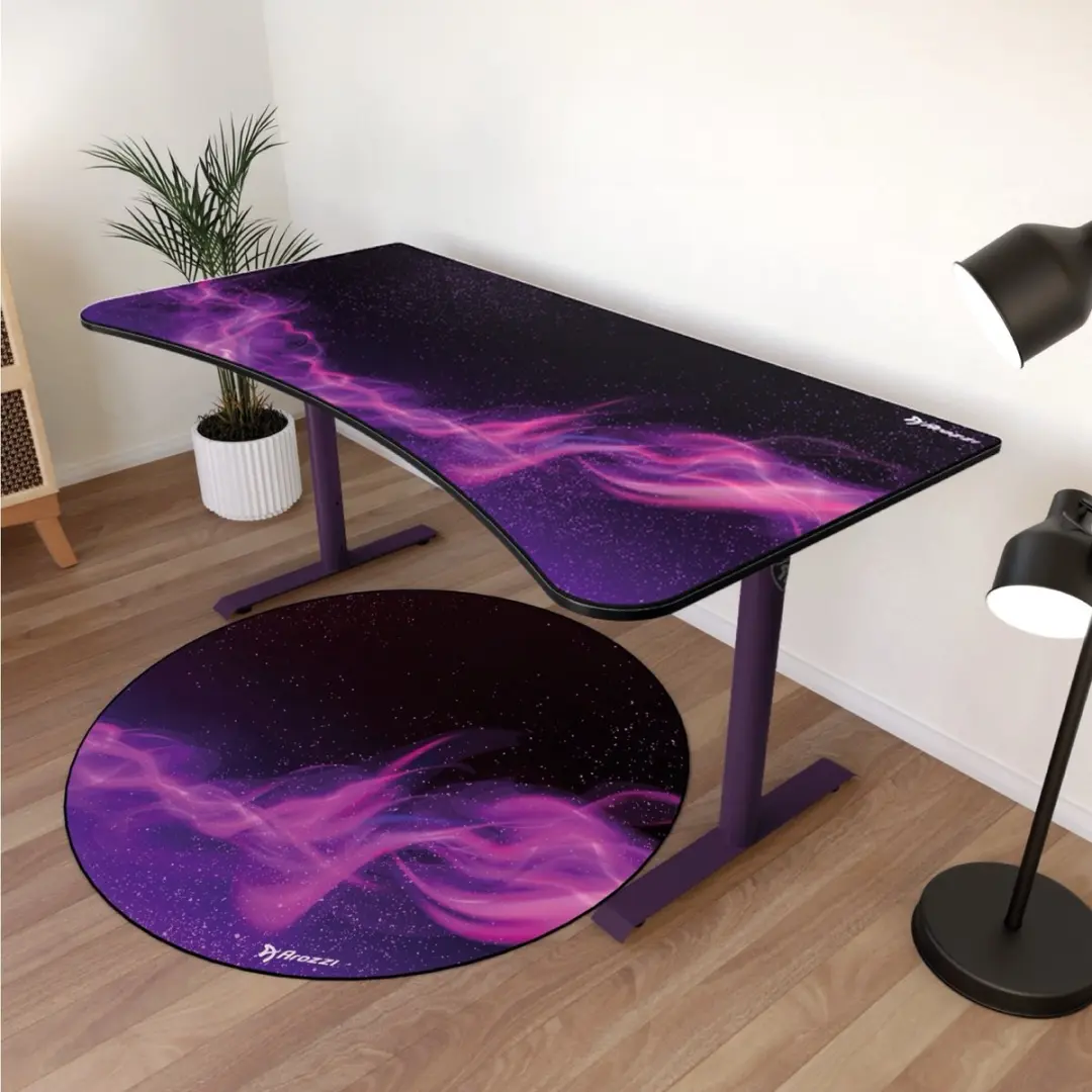 Arozzi Arena Gaming Bureau Muismat 160cm - Paars Galaxy