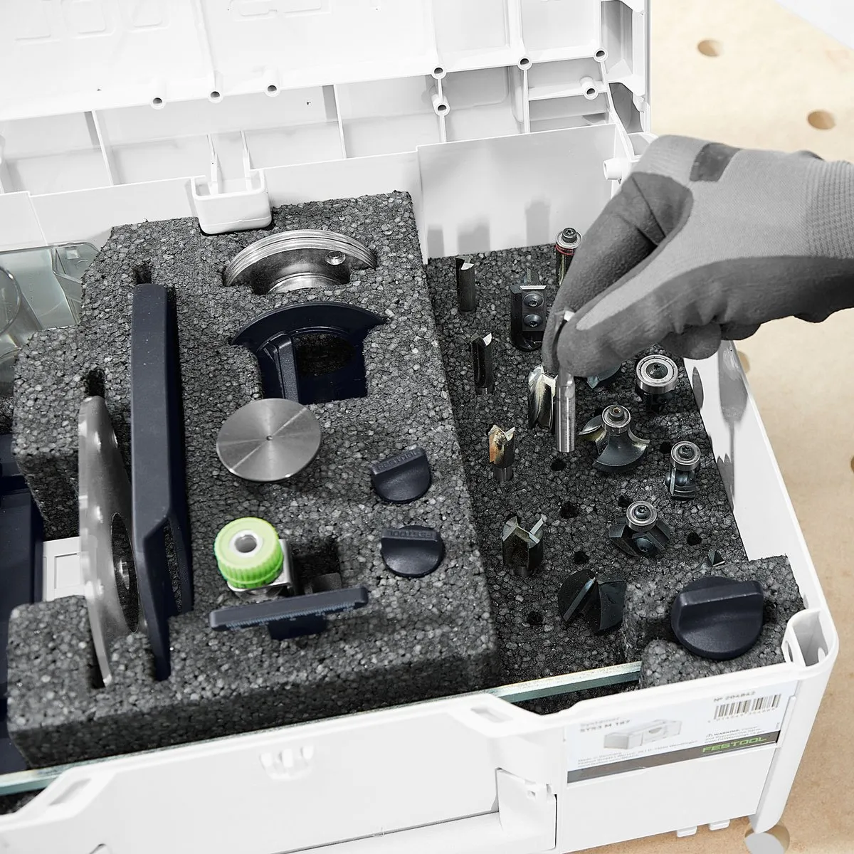 Festool ZS-OF 1010 M Accessoire-set 578046 - Groen/Grijs/Wit/Zwart