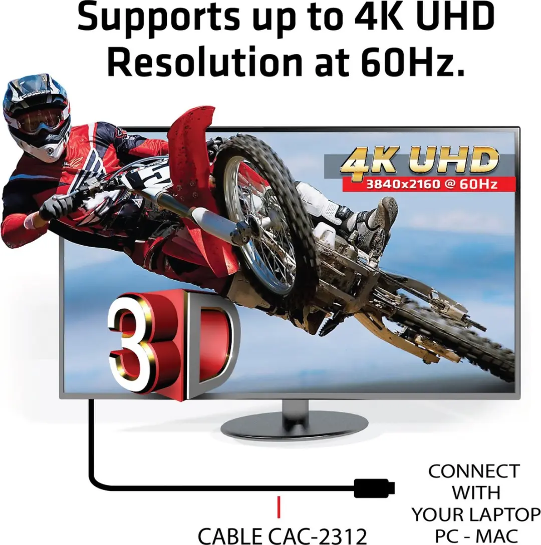 Club 3D HDMI 2.0 Kabel 4K60Hz 5m - Zwart