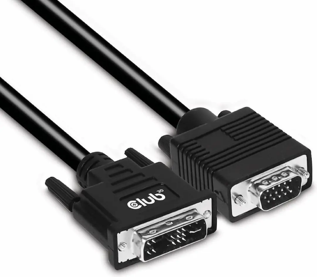 Club3D DVI-A naar VGA Kabel 3m - Zwart