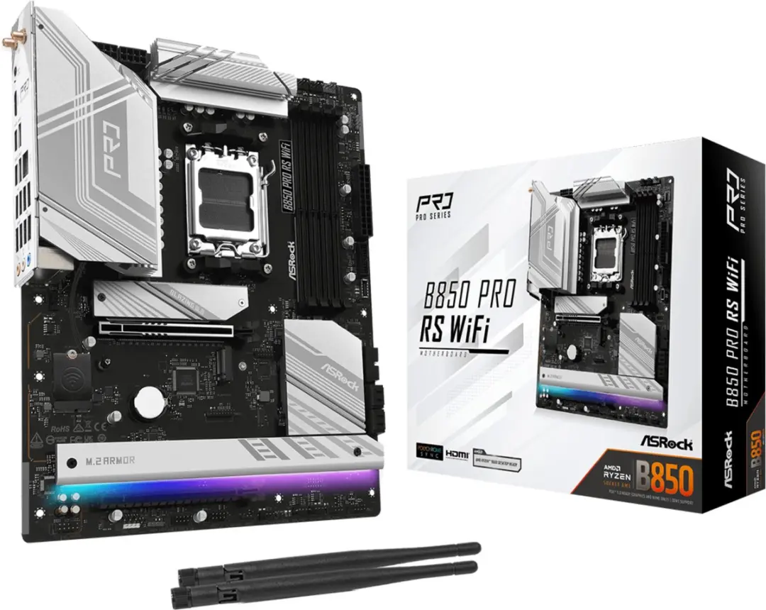 ASRock B850 Pro RS WiFi Moederbord