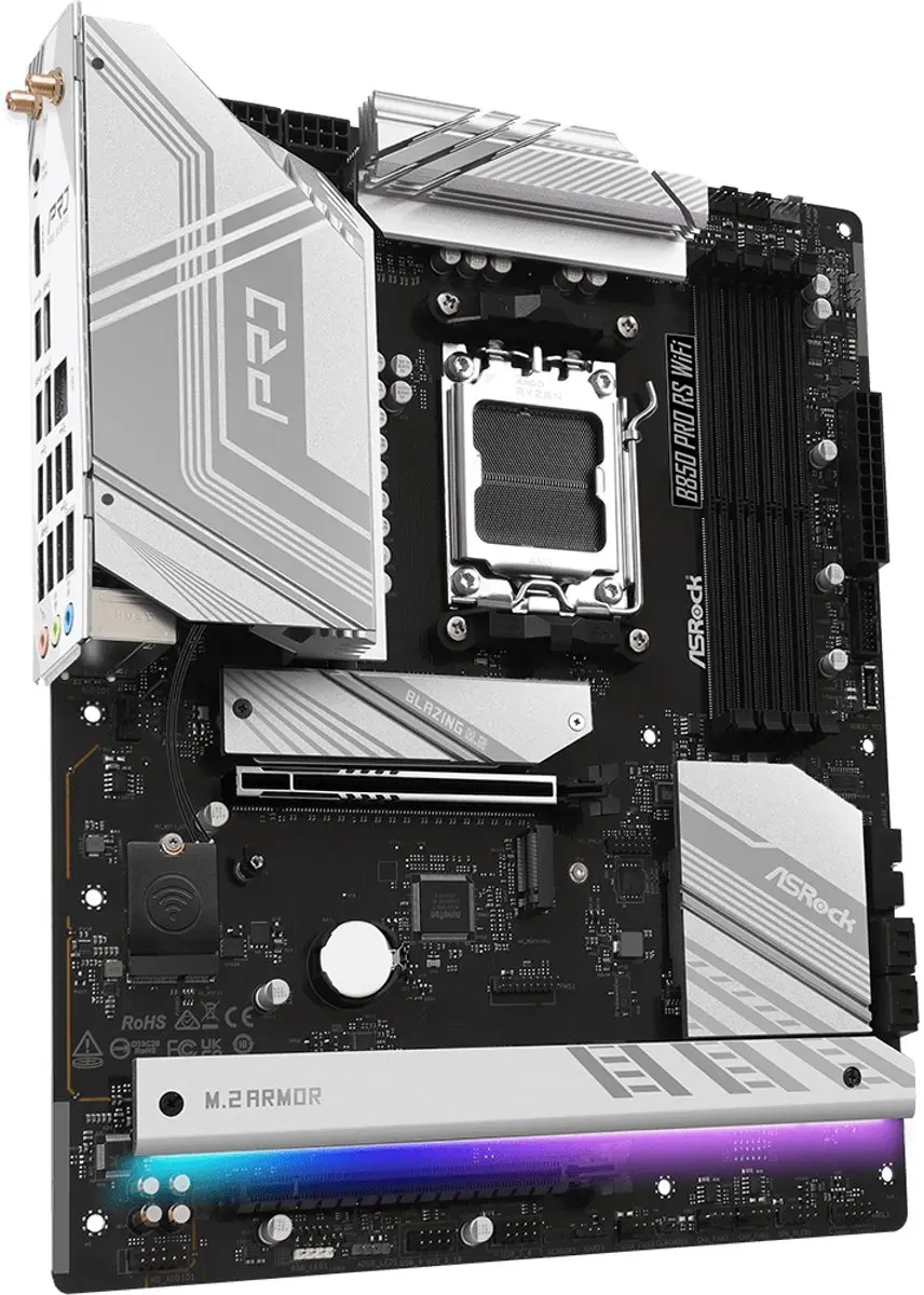 ASRock B850 Pro RS WiFi Moederbord - ATX - AMD AM5 - DDR5