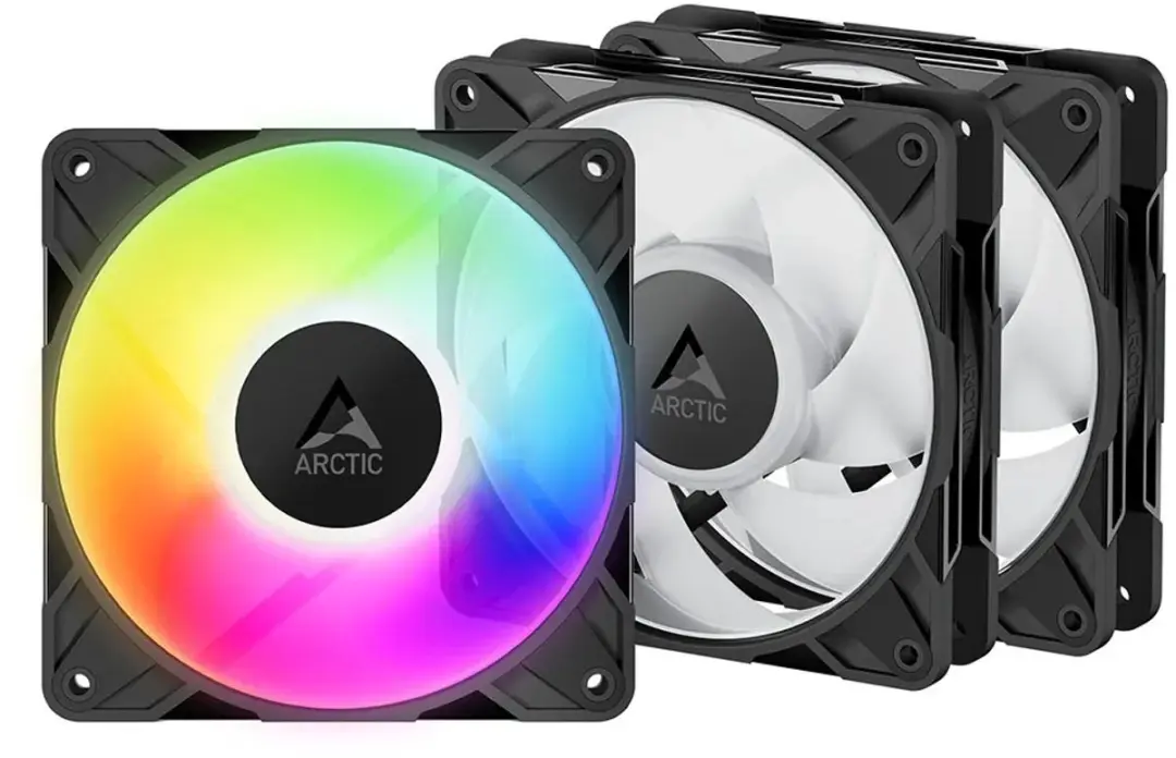 Arctic ACFAN00310A P12 Pro A-RGB Ventilator - 3-Stuks - Transparant