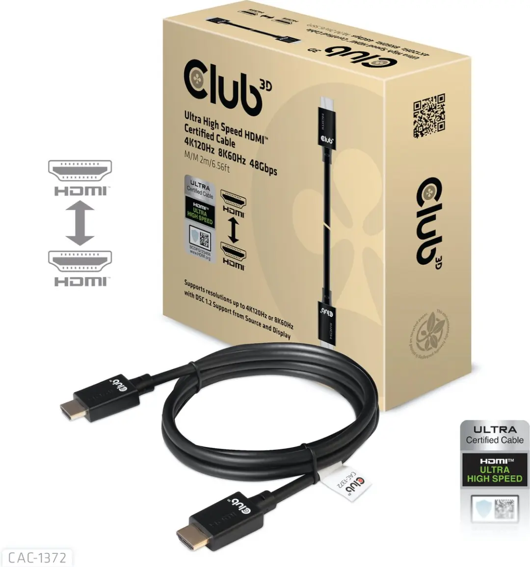 Club 3D HDMI-kabel CAC-1372 2.00m