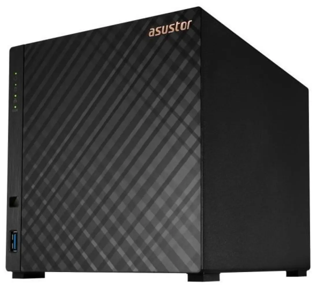 Asustor AS1204T NAS - 4 Sloten - Zwart