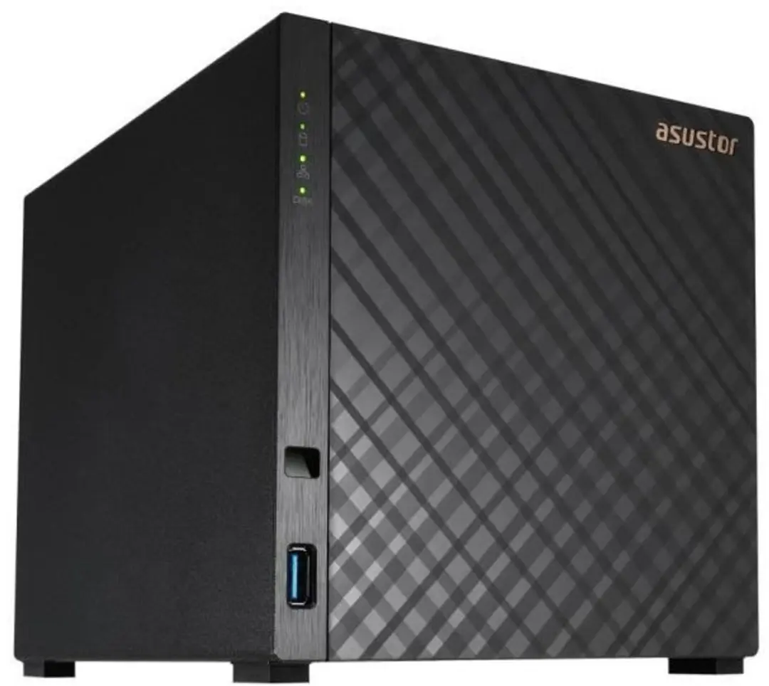 Asustor AS1204T NAS - 4 Sloten - Zwart