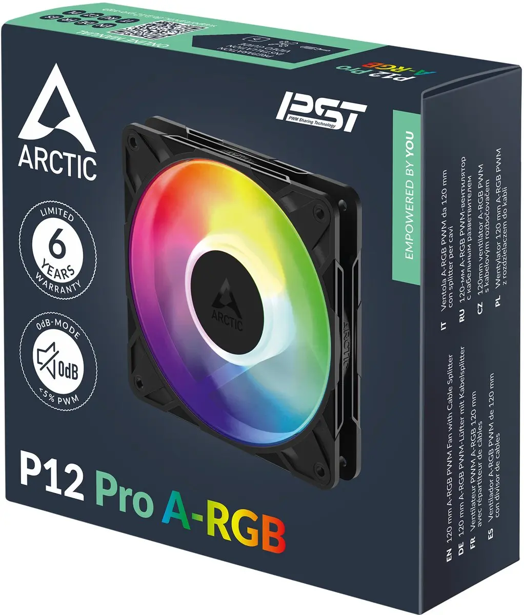 Arctic P12 Pro A-RGB Gehäuselüfter 12cm - Zwart