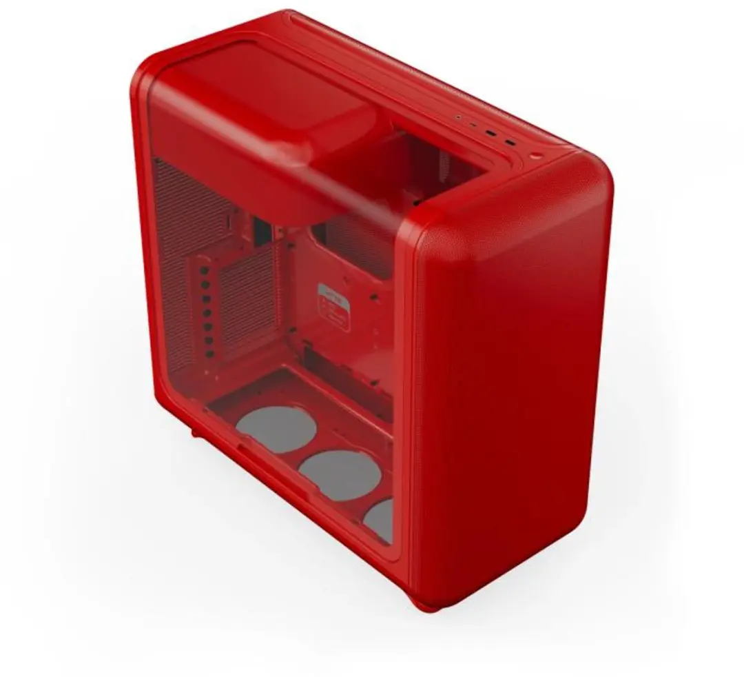 HYTE X50 CS-HYTE-X50G-RR Mid Tower Behuizing - Rood