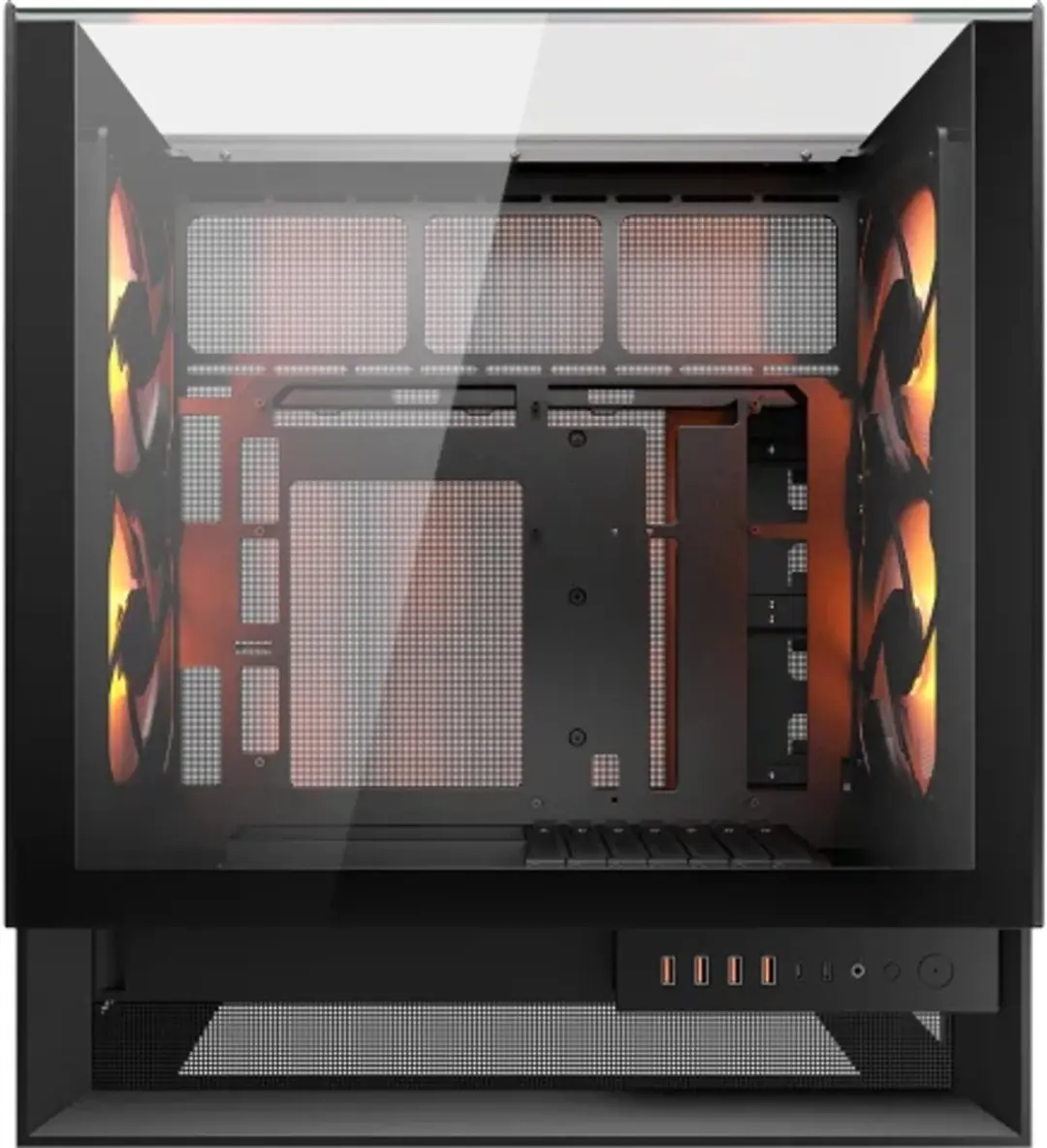 Cougar Omnyx Mid Tower Geharde Glas Mesh - Zwart