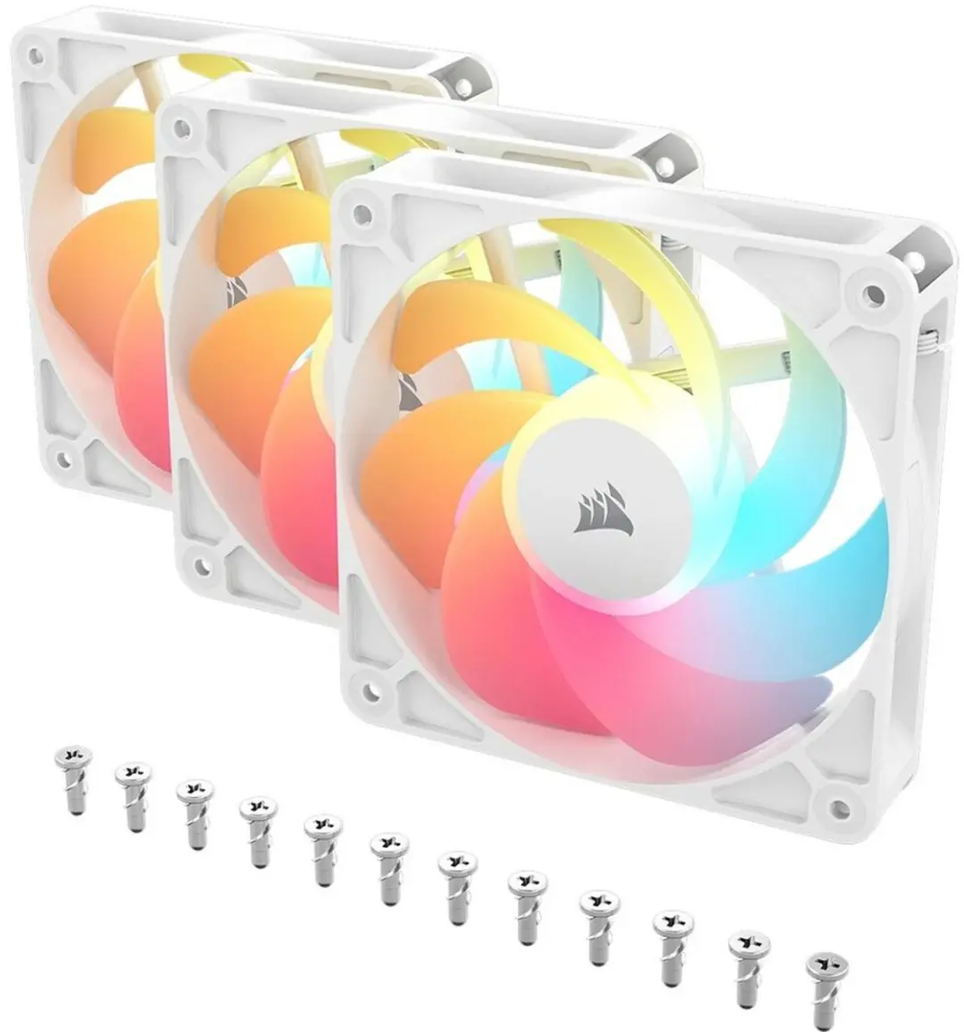 Corsair 540141 Box Ventilator - 3 Stuks - 12cm Wit