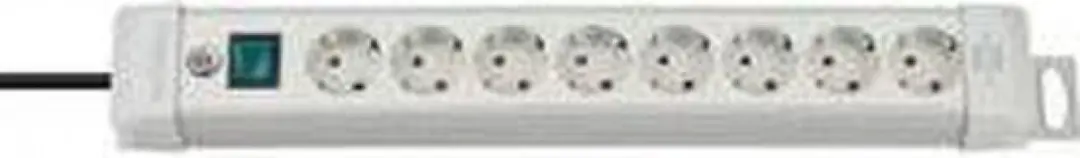 Brennenstuhl Premium-Line Stekkerdoos 8-voudig - 3m - Lichtgrijs