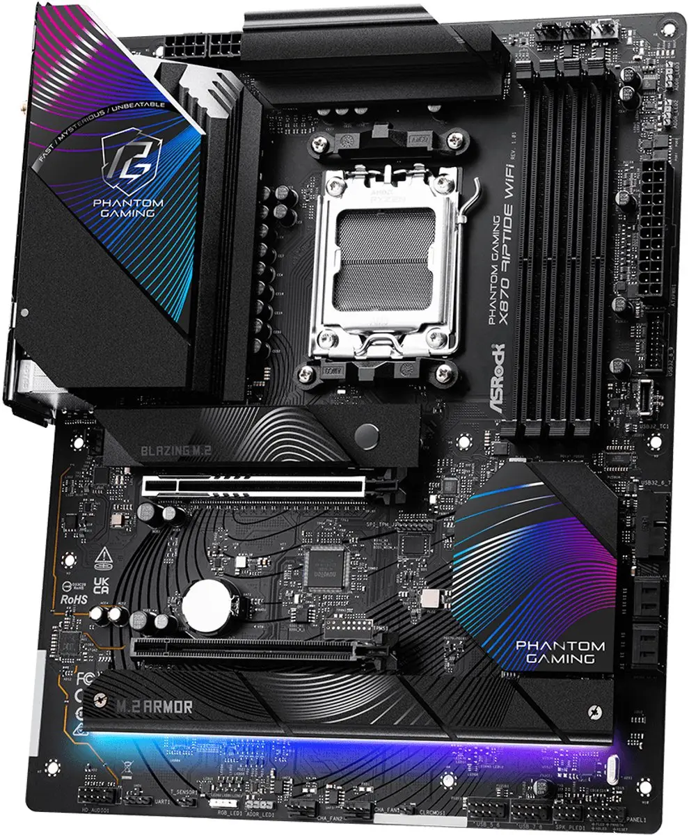 ASRock X870 Riptide WiFi AM5 Moederbord - ATX - Wi-Fi 7 - afbeelding 6 van 6