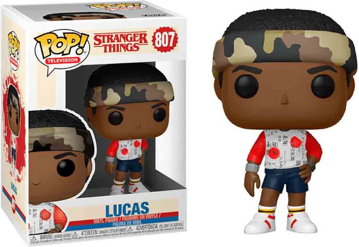 Funko POP! Stranger Things Lucas #807 - Multi - afbeelding 2 van 2