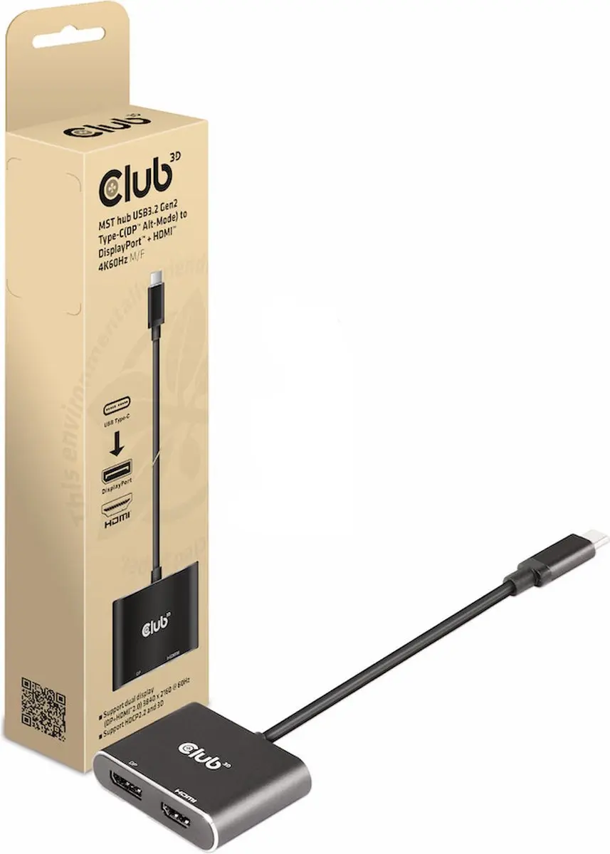Club 3D CSV-1552 MST Hub USB-C
