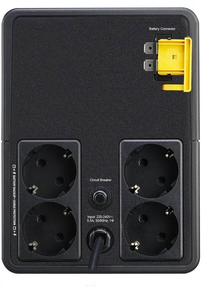 APC BVX1200LI-GR UPS - 650W - 4 Stopcontacten - Zwart