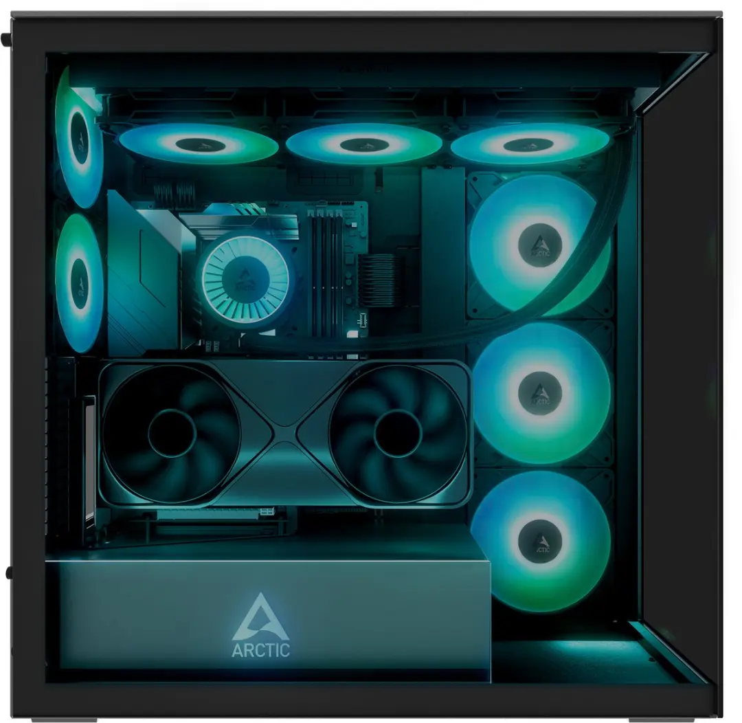 Arctic Xtender VG Midi Tower - Zwart
