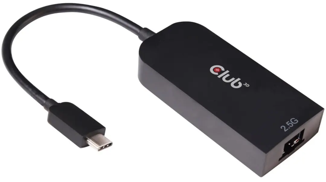 Club3D CAC-1520 USB-C naar RJ45 Ethernet 2.5G Adapter
