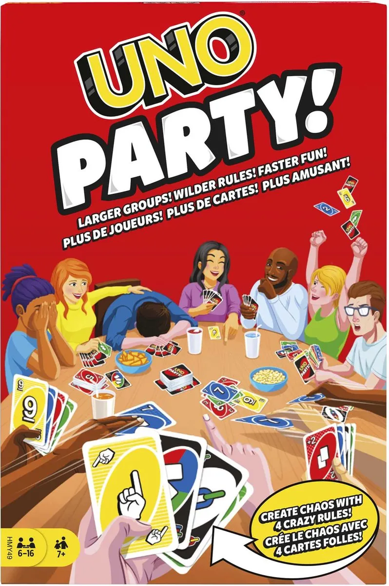 Mattel Games UNO Party Kaartspel 4582996
