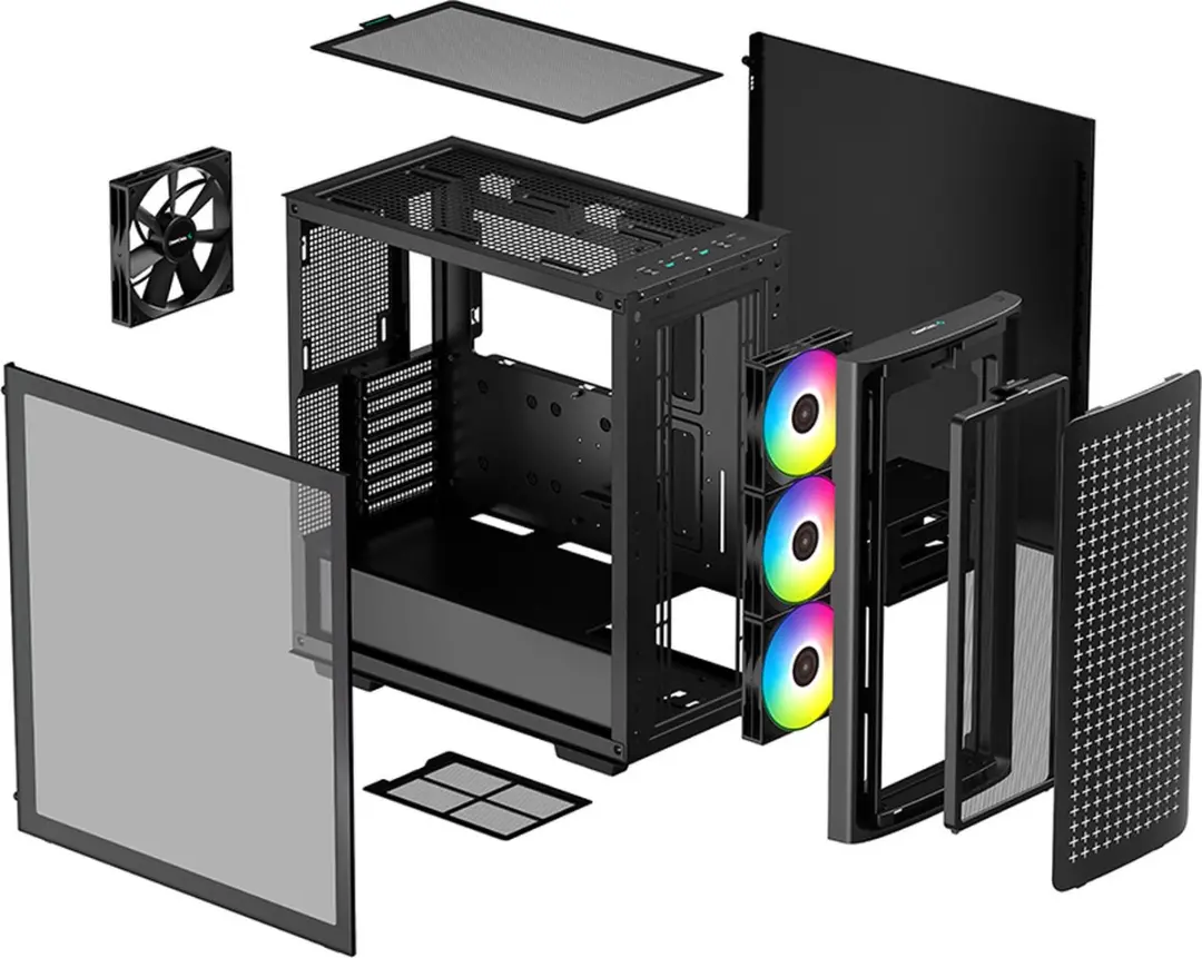 DeepCool CK560 ATX Semi-tower Box - Zwart