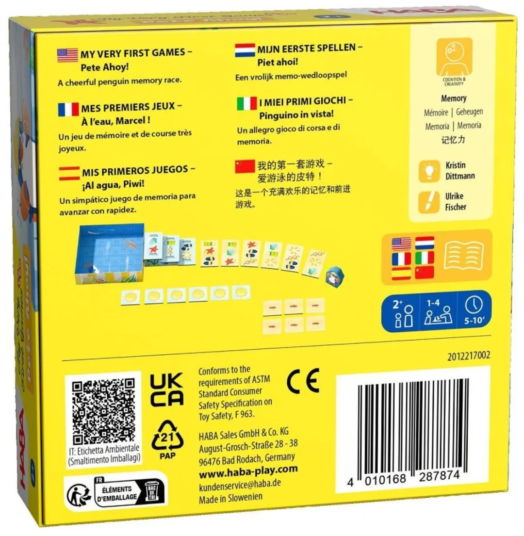 Haba My Very First Games Pete Ahoy! - Educatief spel - Multicolor