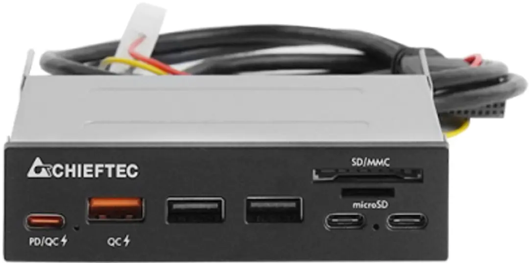 Chieftec CRD-908H MicroSD Kaartlezer USB 3.2 Gen 1 - Zwart