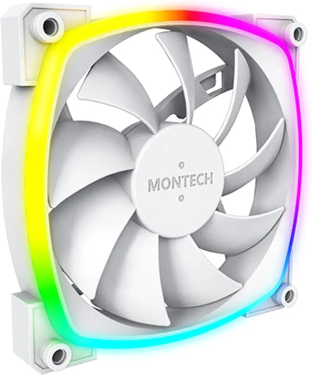 Montech AX120 PWM White Ventilatorhuis