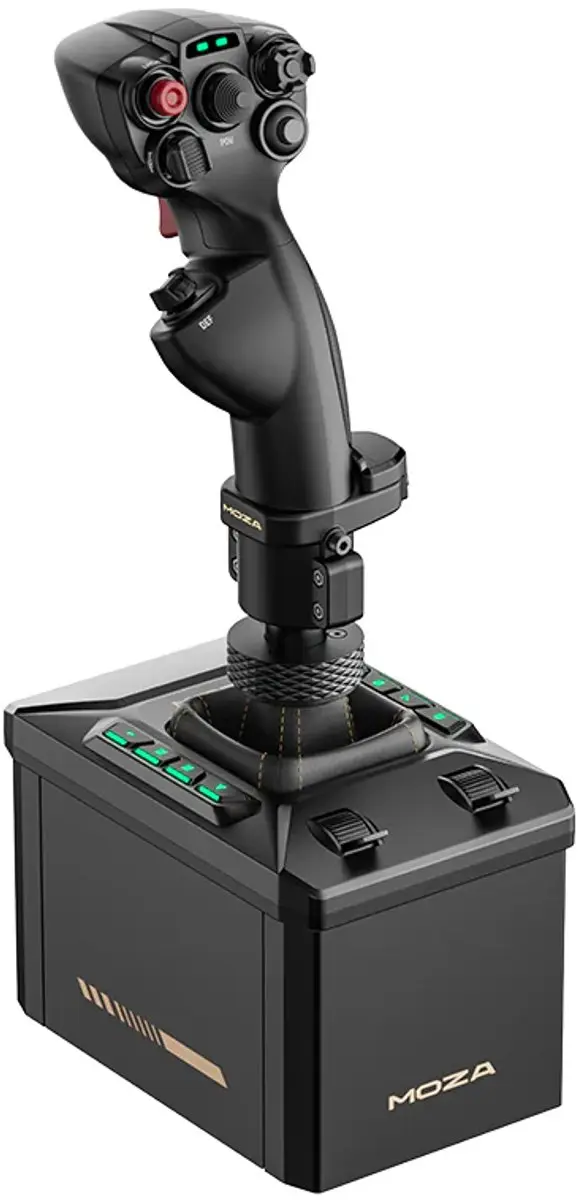 Moza Racing AB6 Flight Simulator Bundle - Force Feedback Joystick 6Nm