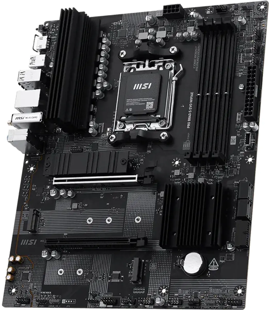MSI Pro B840-S EVO WIFI6E AM5 ATX Moederbord