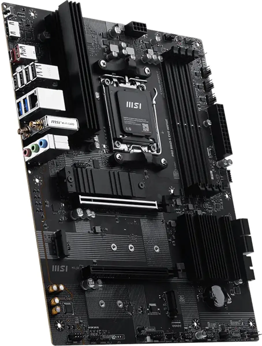 MSI Pro B840-S EVO WIFI6E AM5 ATX Moederbord