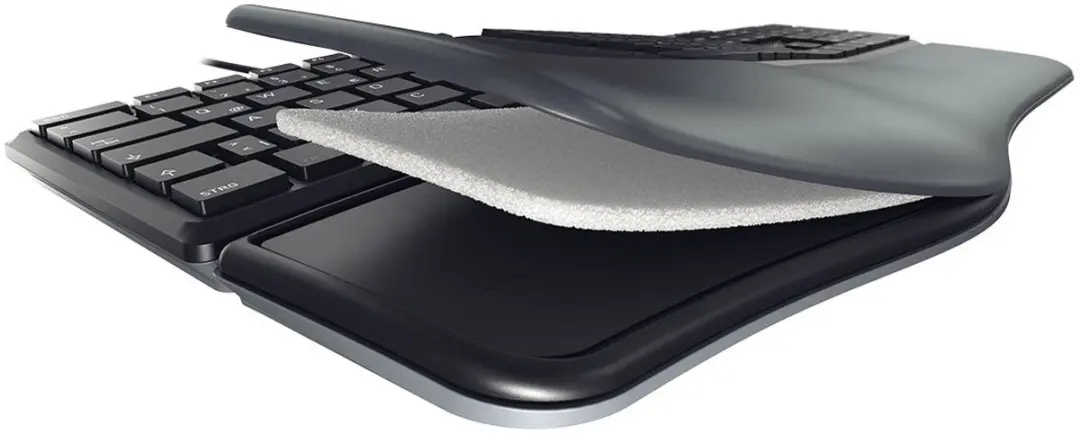 Cherry KC 4500 ERGO Toetsenbord - Amerikaans Engels - Zwart