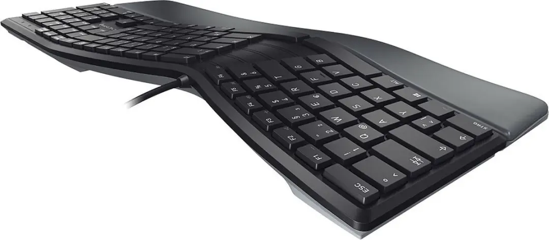 Cherry KC 4500 ERGO Toetsenbord - Amerikaans Engels - Zwart