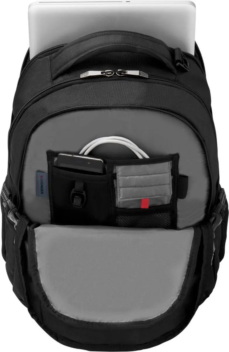 Wenger Sidebar 16" Rugzak - 16" Laptop - 9 Vakken - Zwart