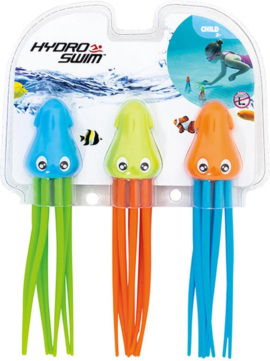 Bestway Duikringen Inktvissen - 3 Stuks - Multi Pastel