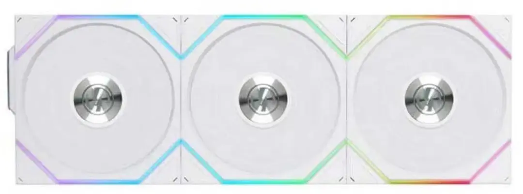 Lian Li Unifan TL120 Wireless Ventilator 120mm - 3 Stuks Transparant