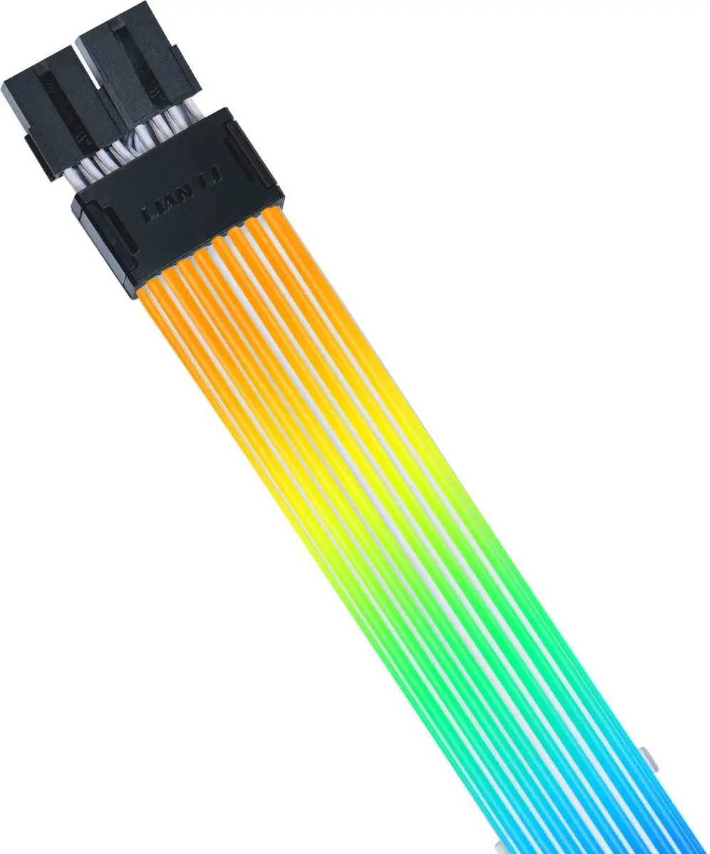 Lian Li Strimer Wireless 2x8 Pin Verlengsnoer - Transparant Wit