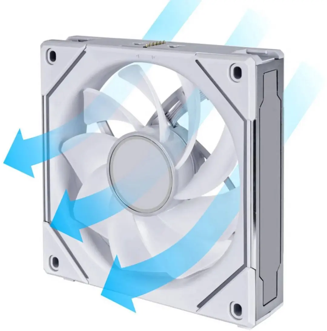 Lian Li UNI FAN SL-INF 120 ARGB Witte Ventilatoren - 3x 120mm - 32 dBA