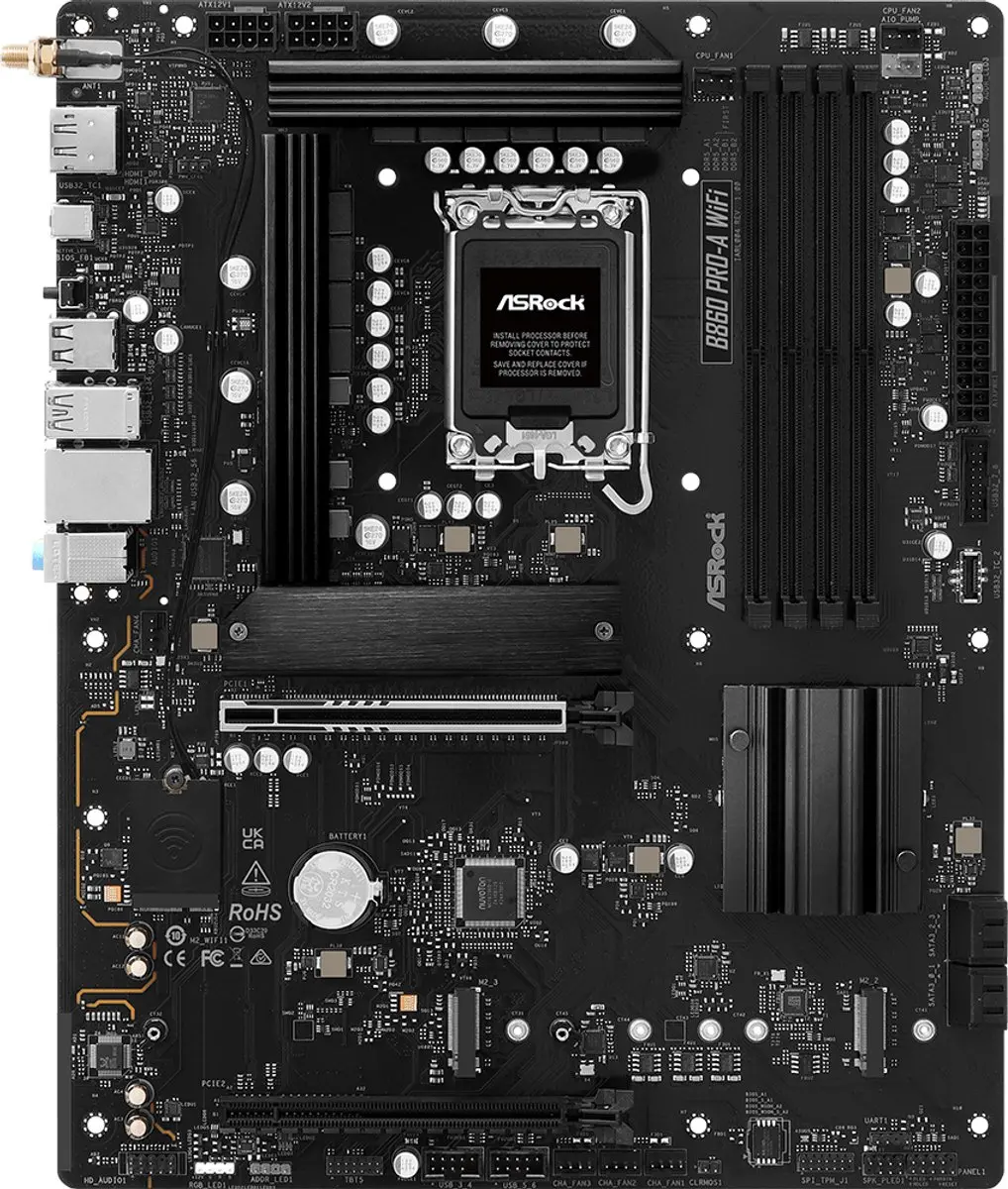ASRock B860 Pro-A WiFi ATX Moederbord - LGA 1851 - afbeelding 6 van 6