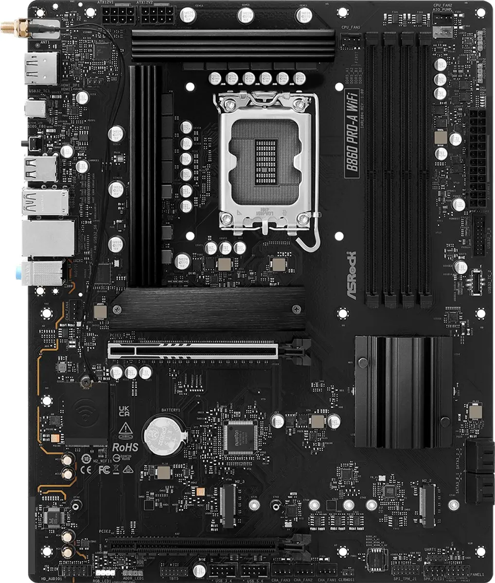 ASRock B860 Pro-A WiFi ATX Moederbord - LGA 1851
