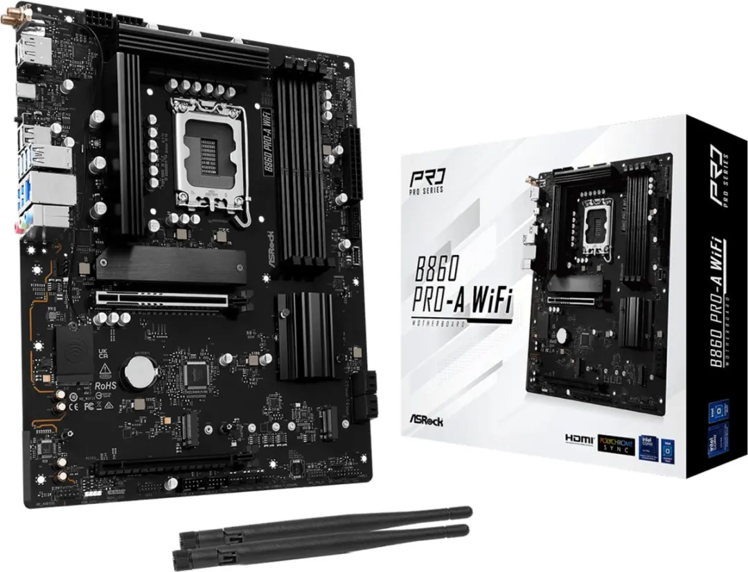 ASRock B860 Pro-A WiFi ATX Moederbord