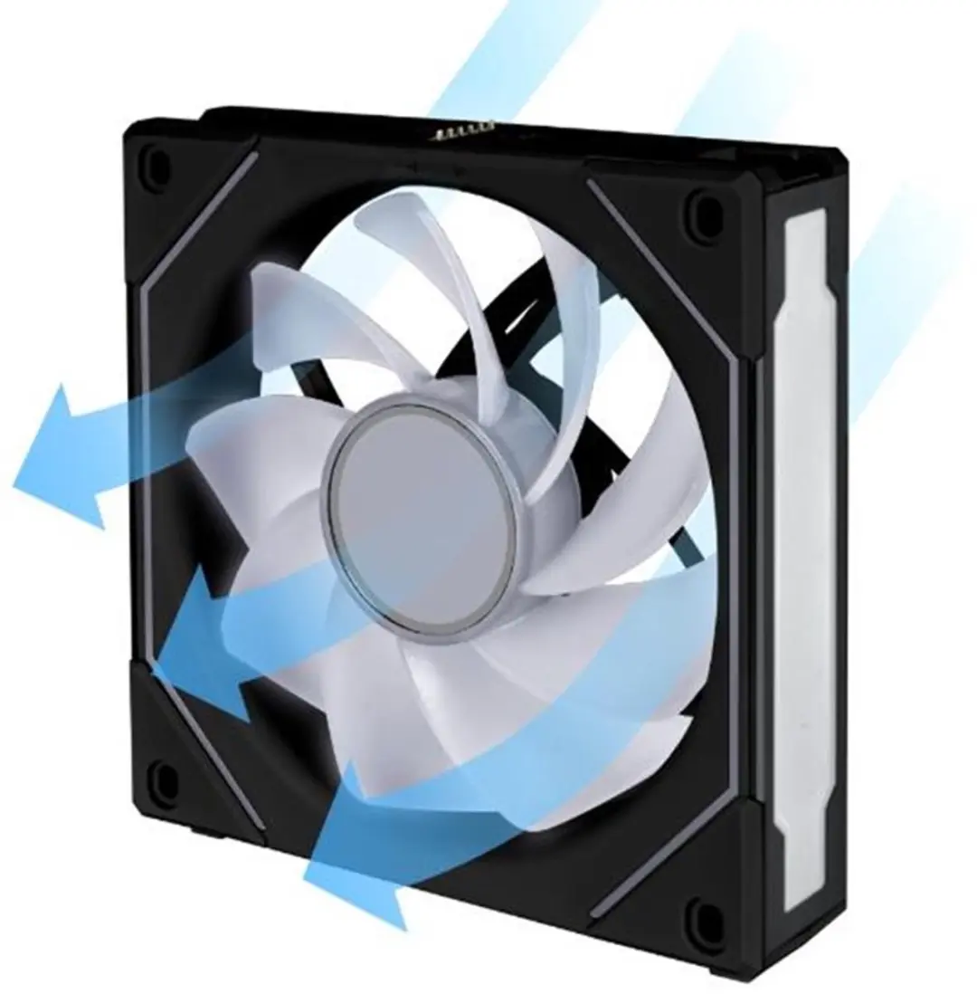 Lian Li Uni Fan SL-INF 120 Reverse RGB - 120mm - Zwart