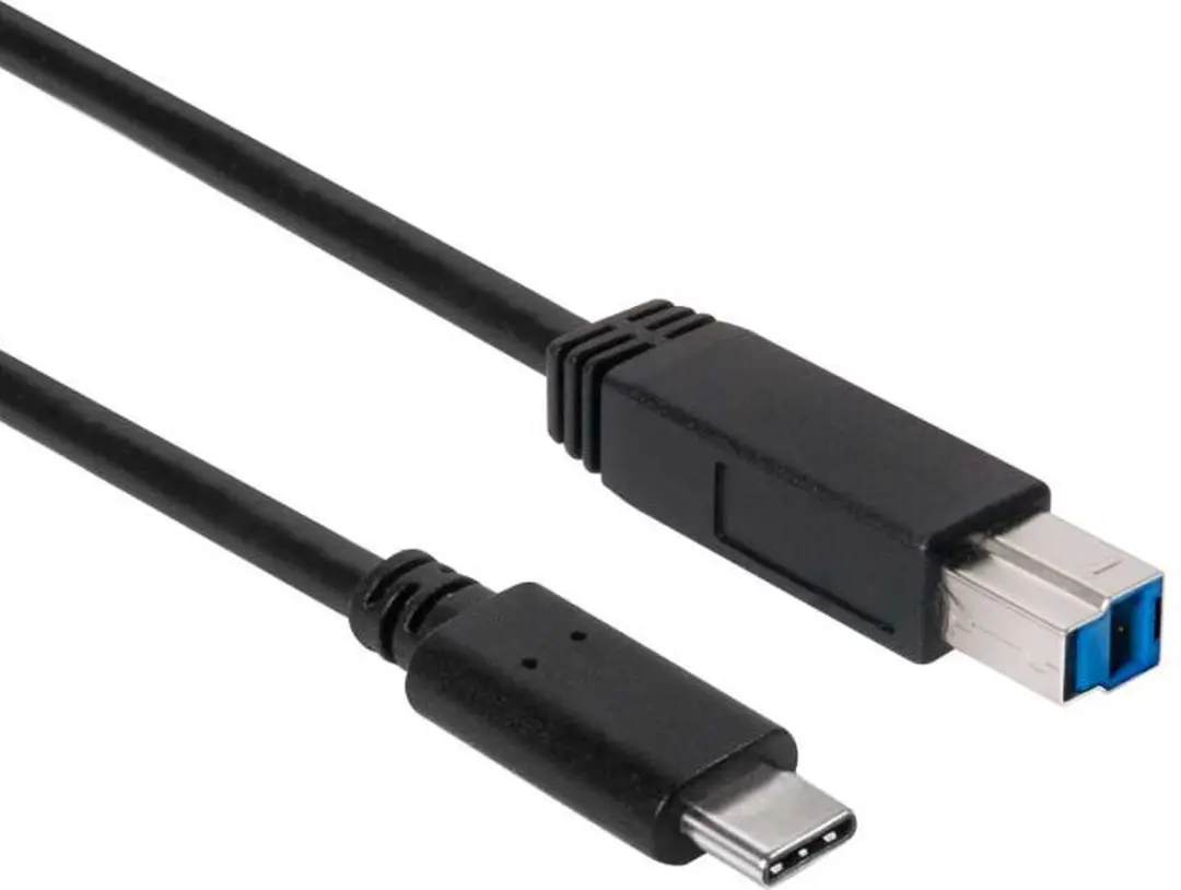 Club3D CAC-1524 USB 3.2 Gen1 Kabel USB-C naar USB-B - 1m - Zwart - afbeelding 6 van 6