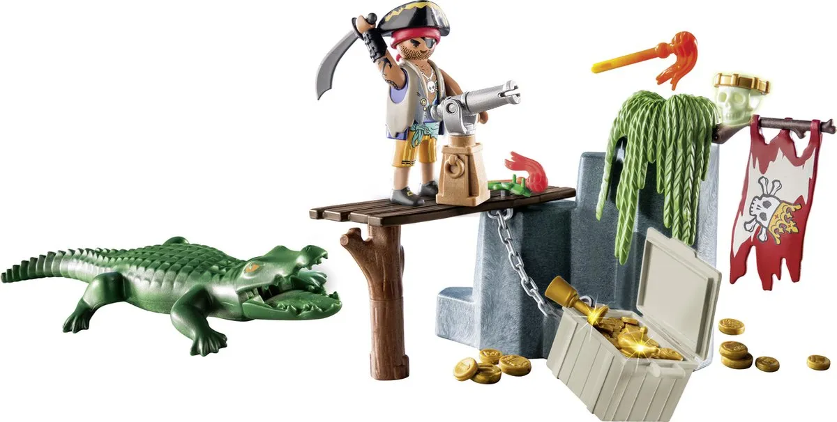 Playmobil Piraat Starter Pack 71473 - Multicolor