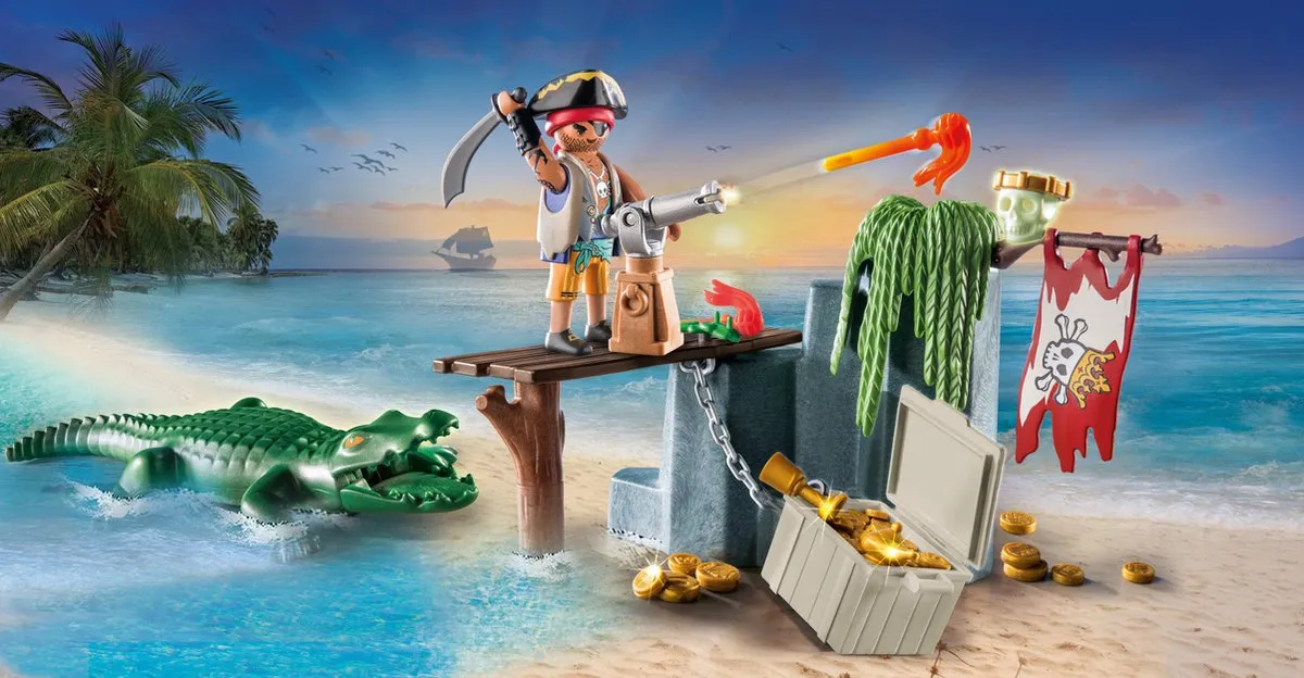 Playmobil Piraat Starter Pack 71473 - Multicolor - afbeelding 6 van 6