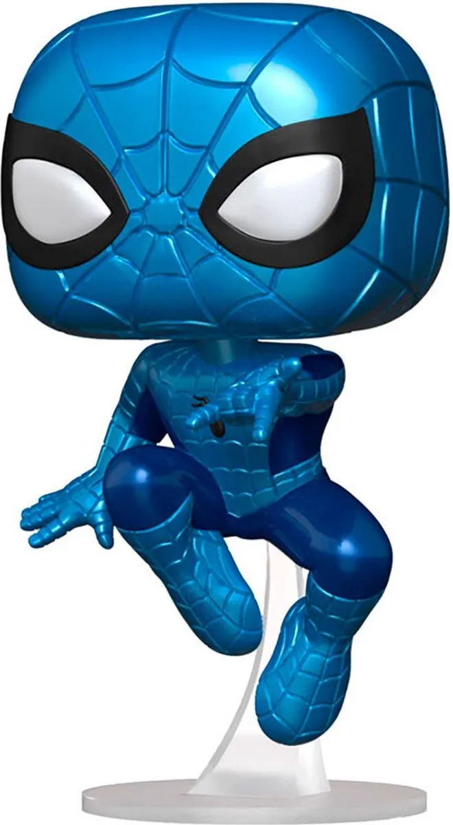 Funko Pop! Marvel Spider-Man Metallic Blue
