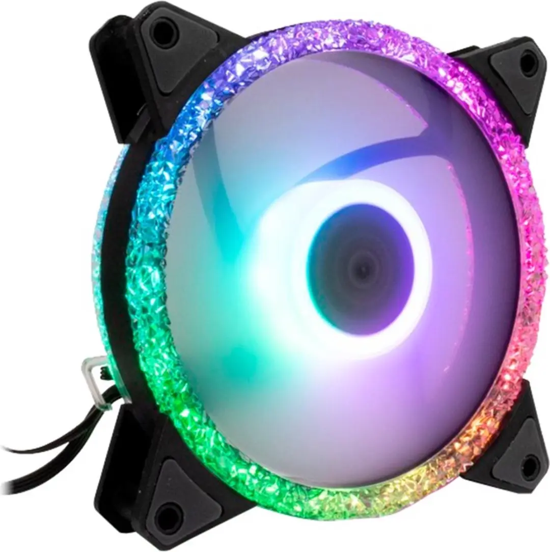 Inter-Tech ARGUS RGB-FAN Set RS-07 - 3x 120mm Zwart
