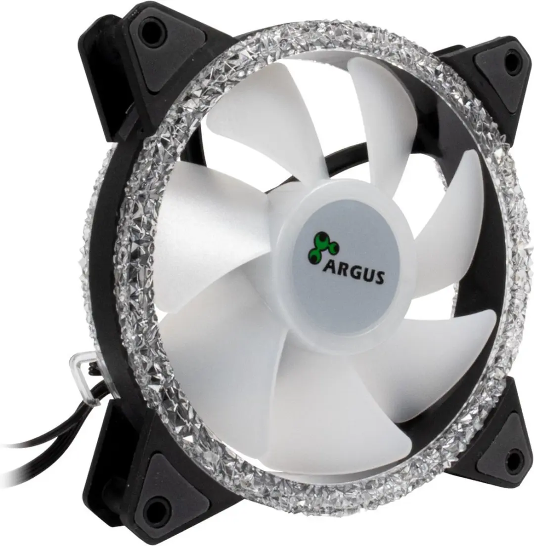 Inter-Tech ARGUS RGB-FAN Set RS-07 - 3x 120mm Zwart