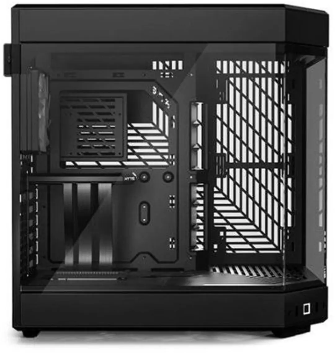 HYTE Y60 ATX Semi-tower Black - 3 Ventilatoren